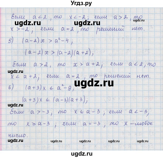ГДЗ (Решебник к учебнику 2016) по алгебре 9 класс А.Г. Мерзляк / упражнение / 163(продолжение 2)