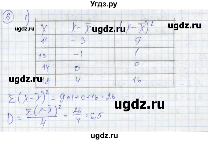 ГДЗ (Решебник к тетради 2018) по алгебре 9 класс (рабочая тетрадь) Ткачева М.В. / §25 / 6