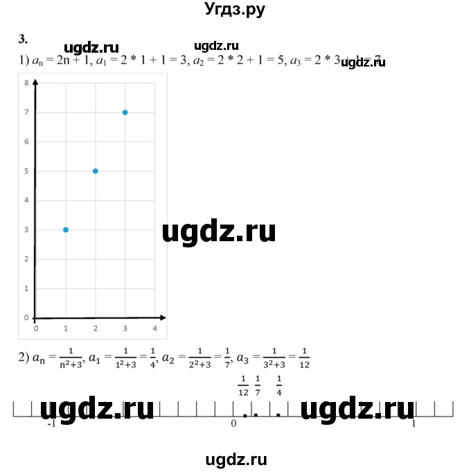 ГДЗ (Решебник к тетради 2022) по алгебре 9 класс (рабочая тетрадь) Ткачева М.В. / §11 / 3