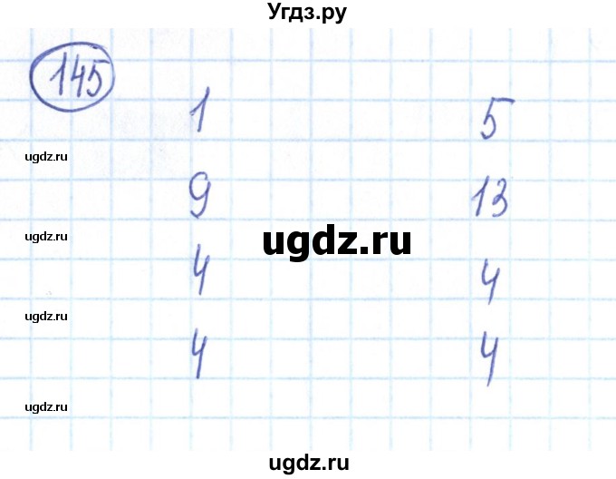 ГДЗ (Решебник №2) по алгебре 9 класс (рабочая тетрадь) Минаева С.С. / упражнение номер / 145