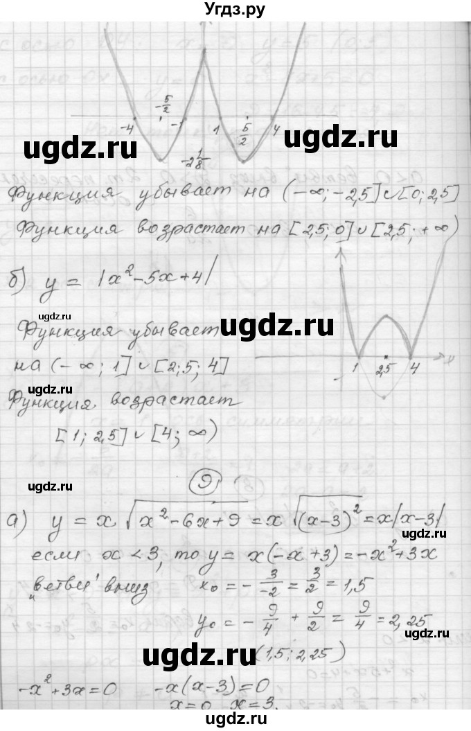 ГДЗ (Решебник) по алгебре 9 класс (самостоятельные и контрольные работы) А.П. Ершова / алгебра / самостоятельная работа / С-4 / В1(продолжение 6)