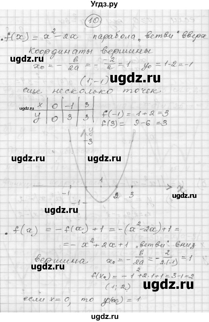 ГДЗ (Решебник) по алгебре 9 класс (самостоятельные и контрольные работы) А.П. Ершова / алгебра / самостоятельная работа / С-4 / В1(продолжение 8)