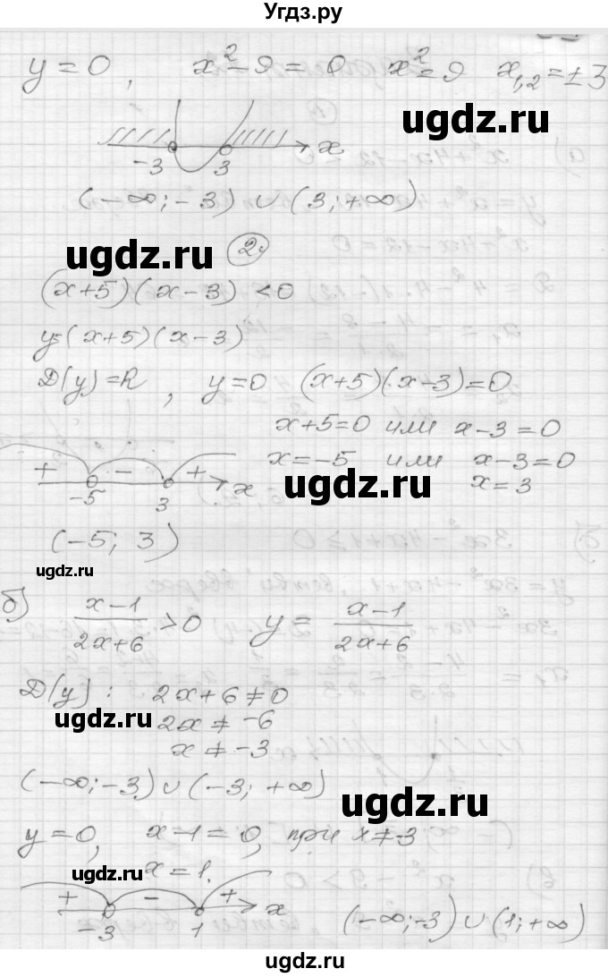 ГДЗ (Решебник) по алгебре 9 класс (самостоятельные и контрольные работы) А.П. Ершова / алгебра / контрольная работа / К-2 / А2(продолжение 2)