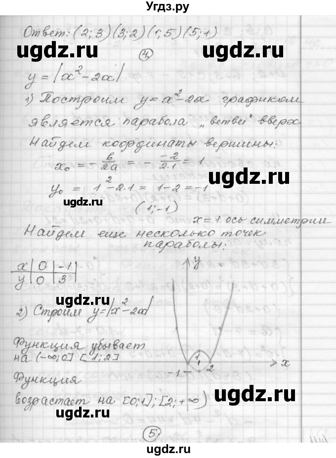 ГДЗ (Решебник) по алгебре 9 класс (самостоятельные и контрольные работы) А.П. Ершова / алгебра / контрольная работа / К-9 / В1(продолжение 4)