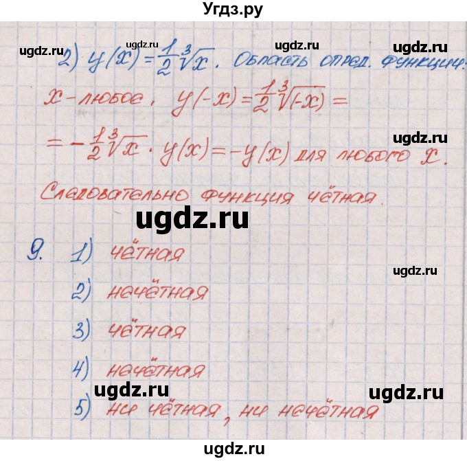 ГДЗ (Решебник) по алгебре 9 класс (рабочая тетрадь) Ю.М. Колягин / страница / 57