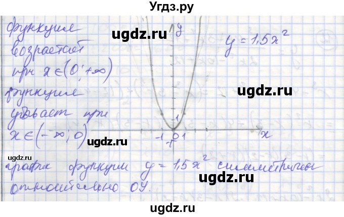 ГДЗ (Решебник) по алгебре 9 класс (рабочая тетрадь) Миндюк Н.Г. / параграф 5 / 1(продолжение 2)