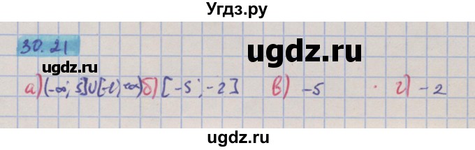 ГДЗ (Решебник №2 к задачнику) по алгебре 10 класс (Учебник, Задачник) А.Г. Мордкович / §30 / 21