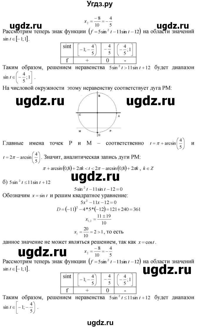 ГДЗ (Решебник №1 к задачнику) по алгебре 10 класс (Учебник, Задачник) А.Г. Мордкович / §16 / 17(продолжение 2)