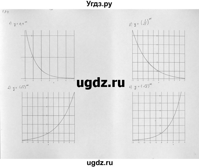 ГДЗ (Решебник №1) по алгебре 10 класс Ш.А. Алимов / упражнение-№ / 194