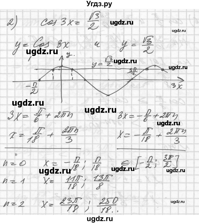 ГДЗ (Решебник №1) по алгебре 10 класс Ш.А. Алимов / упражнение-№ / 715(продолжение 2)