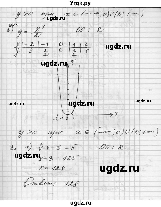 ГДЗ (Решебник №1) по алгебре 10 класс Ш.А. Алимов / проверь себя, глава-№ / 2(продолжение 3)
