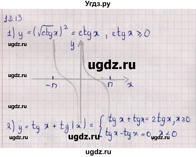 ГДЗ (Решебник к учебнику 2022) по алгебре 10 класс Мерзляк А.Г. / §19 / 19.13