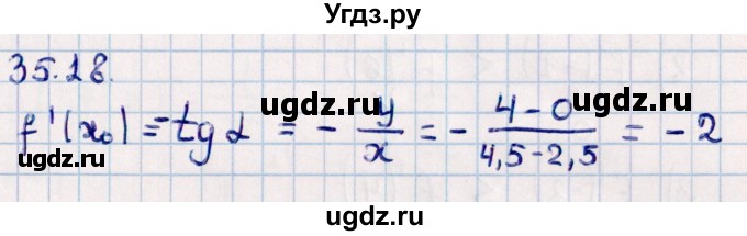 ГДЗ (Решебник к учебнику 2022) по алгебре 10 класс Мерзляк А.Г. / §35 / 35.18