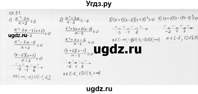 ГДЗ (Решебник к учебнику 2013) по алгебре 10 класс Мерзляк А.Г. / §19 / 19.21
