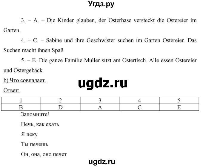 ГДЗ (Решебник №1) по немецкому языку 3 класс И.Л. Бим / часть 2. страница номер / 56(продолжение 2)