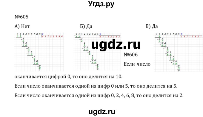 ГДЗ (Решебник к учебнику 2022) по математике 5 класс С.М. Никольский / задание номер / 606