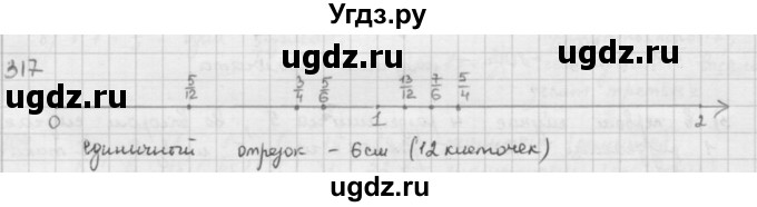 ГДЗ (решебник) по математике 5 класс И.И. Зубарева / номер / 317