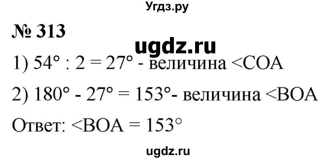 ГДЗ (Решебник к учебнику 2021) по математике 5 класс А.Г. Мерзляк / номер / 313