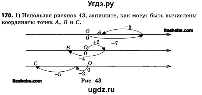 ГДЗ (Учебник) по математике 6 класс Зубарева И.И. / номер / 170