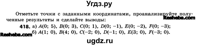 ГДЗ (Учебник) по математике 6 класс Зубарева И.И. / номер / 418