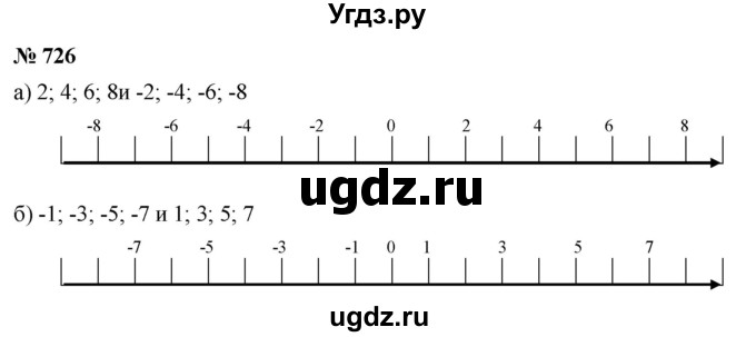 ГДЗ (Решебник к учебнику 2020) по математике 6 класс Г.В. Дорофеев / номер / 726