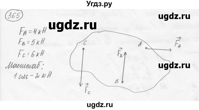 ГДЗ (решебник) по физике 7 класс (сборник задач) Лукашик В.И. / номер номер / 365