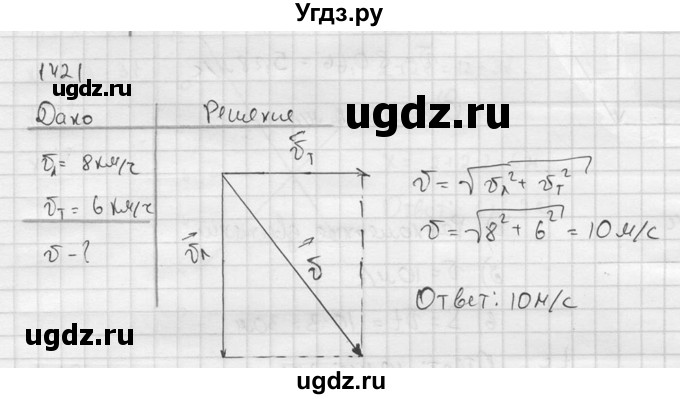 ГДЗ (Решебник) по физике 7 класс (Сборник задач) А.В. Перышкин / номер / 1421