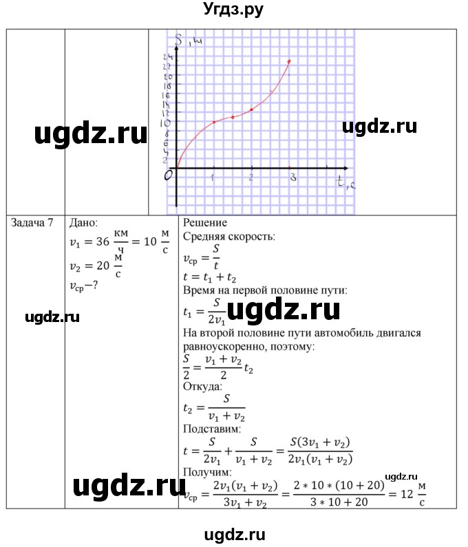 ГДЗ (Решебник №1) по физике 9 класс Исаченкова Л.А. / параграф / 12(продолжение 8)