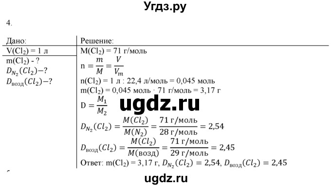 ГДЗ (Решебник) по химии 9 класс И.И. Новошинский / §14-№ / 4