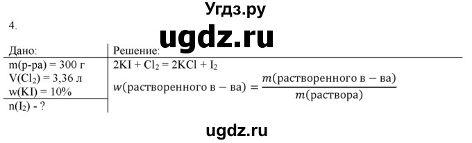 ГДЗ (Решебник) по химии 9 класс И.И. Новошинский / §17-№ / 4