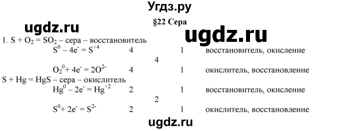 ГДЗ (Решебник) по химии 9 класс И.И. Новошинский / §22-№ / 1