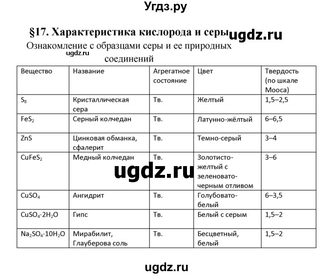 ГДЗ (Решебник к учебнику 2022) по химии 9 класс Г.Е. Рудзитис / лабораторные работы / 17