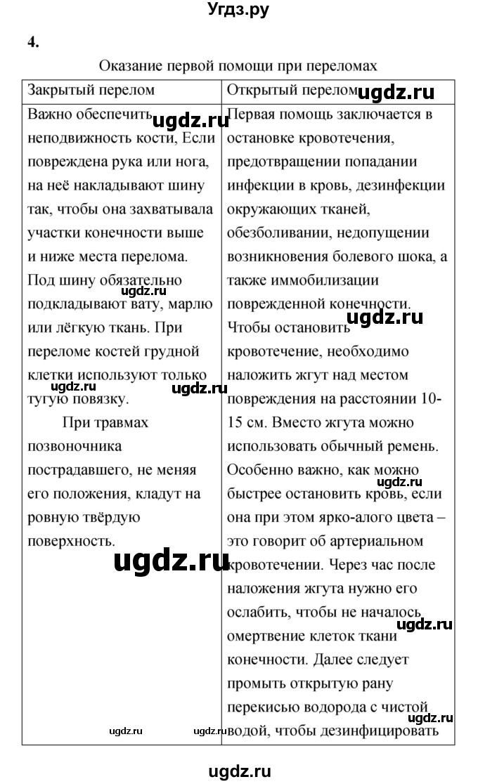 ГДЗ (Решебник) по биологии 8 класс (Тетрадь-тренажер ) Сухорукова Л.Н. / страница номер / 35(продолжение 2)