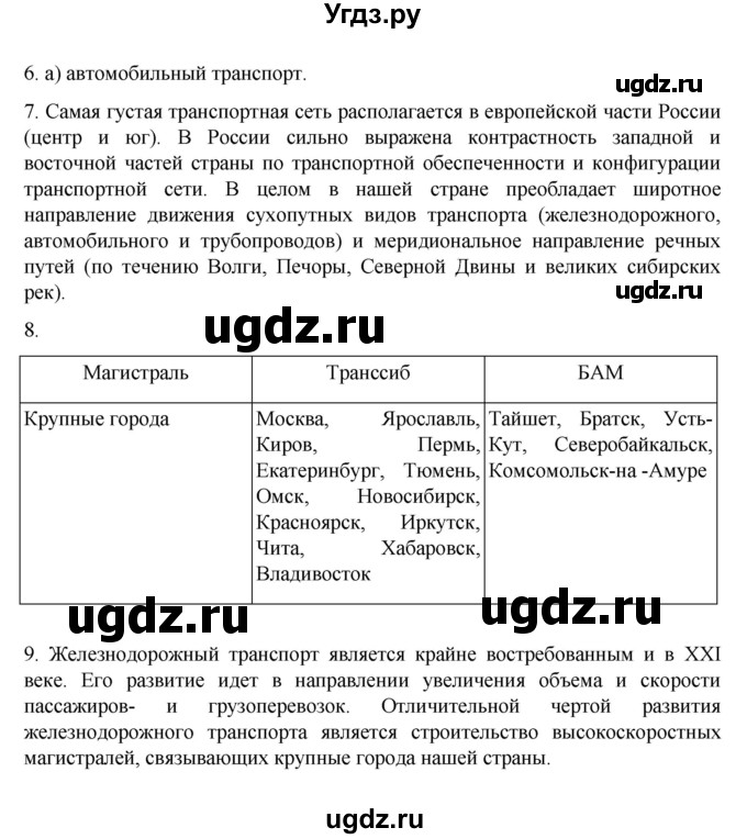 ГДЗ (Решебник к учебнику 2023) по географии 9 класс А.И. Алексеев / страница / 65(продолжение 3)