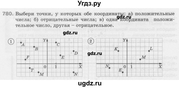 ГДЗ (Учебник) по математике 6 класс Истомина Н.Б. / упражнение номер / 780