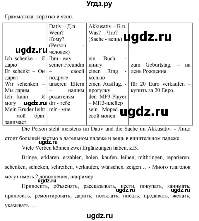 ГДЗ (Решебник) по немецкому языку 8 класс (horizonte) Аверин М.М. / страница номер / 64(продолжение 3)