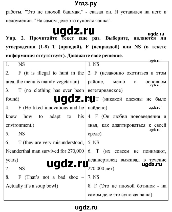 ГДЗ (Решебник) по английскому языку 9 класс (starlight ) Баранова К. М. / страница-№ / 122(продолжение 3)