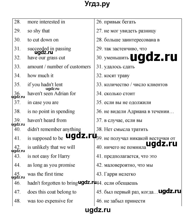 ГДЗ (Решебник) по английскому языку 9 класс (starlight ) Баранова К. М. / страница-№ / KWT 2(продолжение 2)