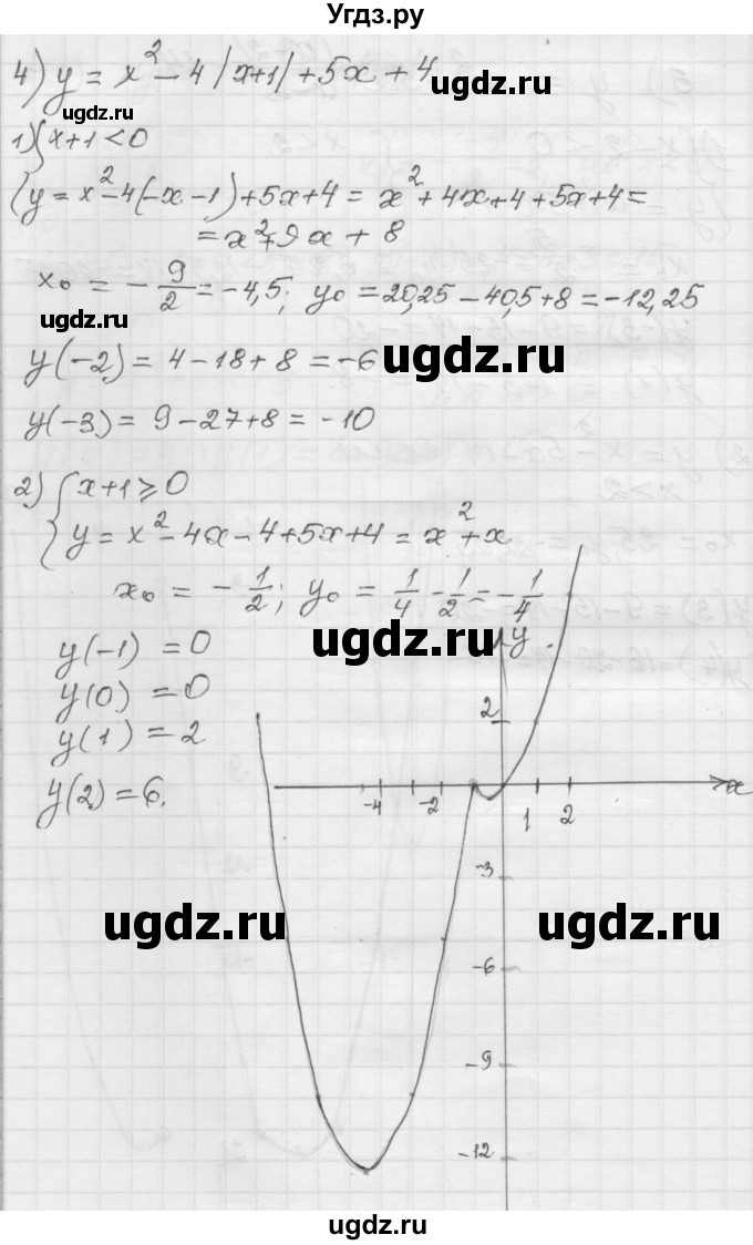 ГДЗ (Решебник) по алгебре 9 класс (дидактические материалы) Мерзляк А.Г. / вариант 1 / 111(продолжение 4)
