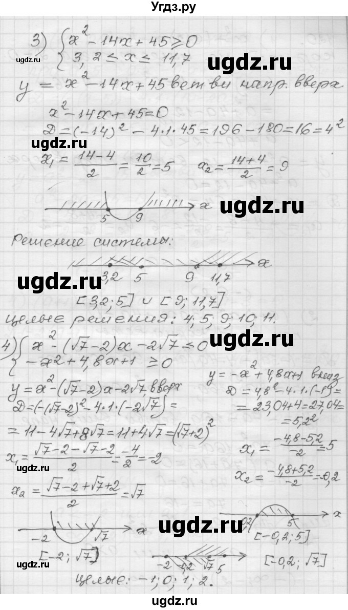 ГДЗ (Решебник) по алгебре 9 класс (дидактические материалы) Мерзляк А.Г. / вариант 1 / 119(продолжение 2)