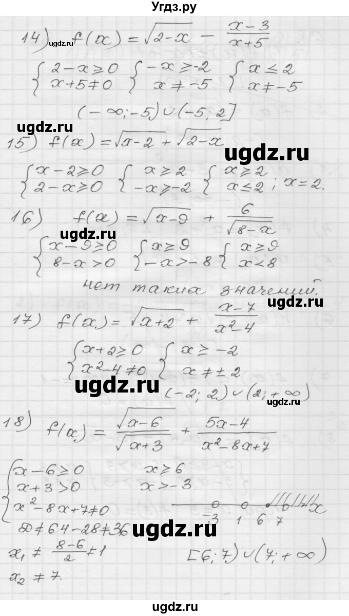 ГДЗ (Решебник) по алгебре 9 класс (дидактические материалы) Мерзляк А.Г. / вариант 1 / 67(продолжение 3)
