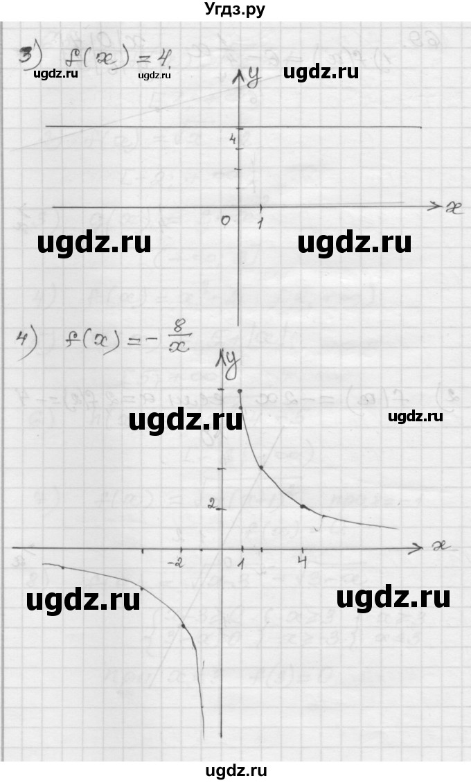 ГДЗ (Решебник) по алгебре 9 класс (дидактические материалы) Мерзляк А.Г. / вариант 1 / 69(продолжение 2)