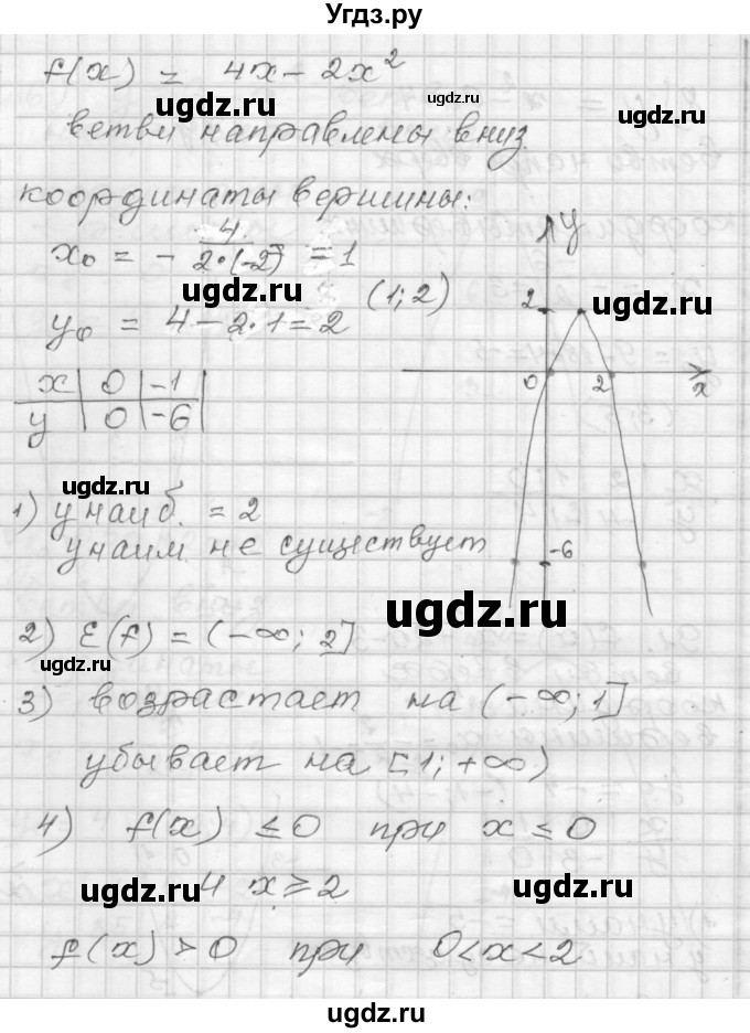 ГДЗ (Решебник) по алгебре 9 класс (дидактические материалы) Мерзляк А.Г. / вариант 3 / 91(продолжение 2)