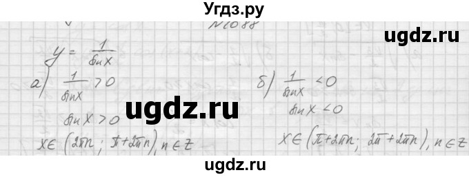 ГДЗ (Решебник к учебнику 2015) по алгебре 9 класс Макарычев Ю.Н. / упражнение / 1088