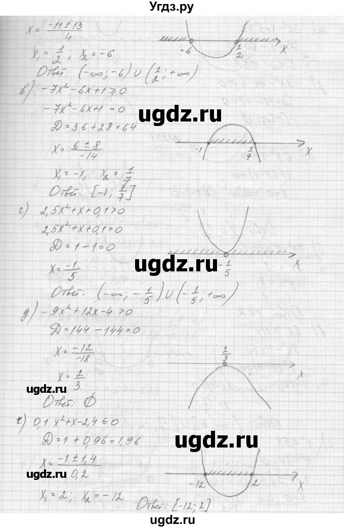 ГДЗ (Решебник к учебнику 2015) по алгебре 9 класс Макарычев Ю.Н. / упражнение / 237(продолжение 2)