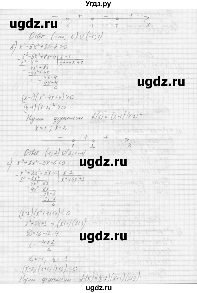 ГДЗ (Решебник к учебнику 2015) по алгебре 9 класс Макарычев Ю.Н. / упражнение / 260(продолжение 2)
