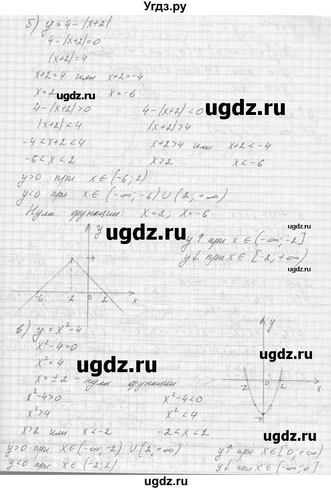 ГДЗ (Решебник к учебнику 2015) по алгебре 9 класс Макарычев Ю.Н. / упражнение / 8(продолжение 2)