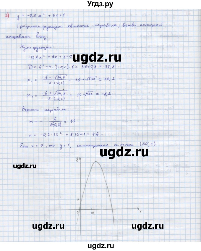 ГДЗ (Решебник к учебнику 2018) по алгебре 9 класс Макарычев Ю.Н. / упражнение / 101(продолжение 4)
