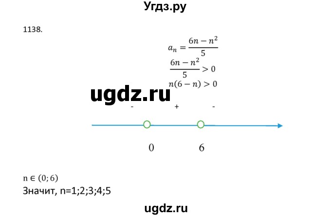 ГДЗ (Решебник к учебнику 2018) по алгебре 9 класс Макарычев Ю.Н. / упражнение / 1138