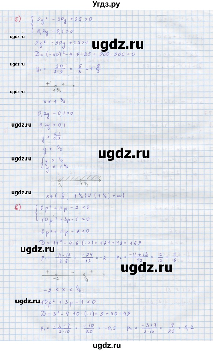 ГДЗ (Решебник к учебнику 2018) по алгебре 9 класс Макарычев Ю.Н. / упражнение / 277(продолжение 2)